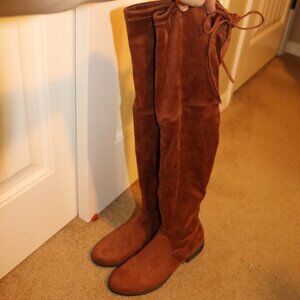 A New Day Thigh High Boots - Sz 9M Brown